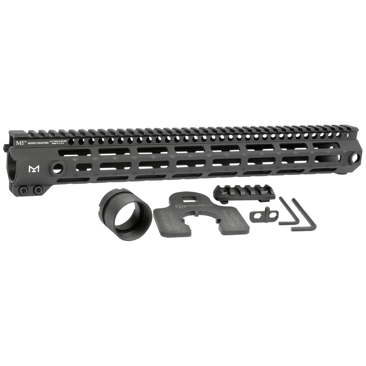 Midwest Industries G4 M-Lok Handguard 15" Black Picture of Midwest Industries Midwest Industries 15 inch G4 M-Lok Handguard