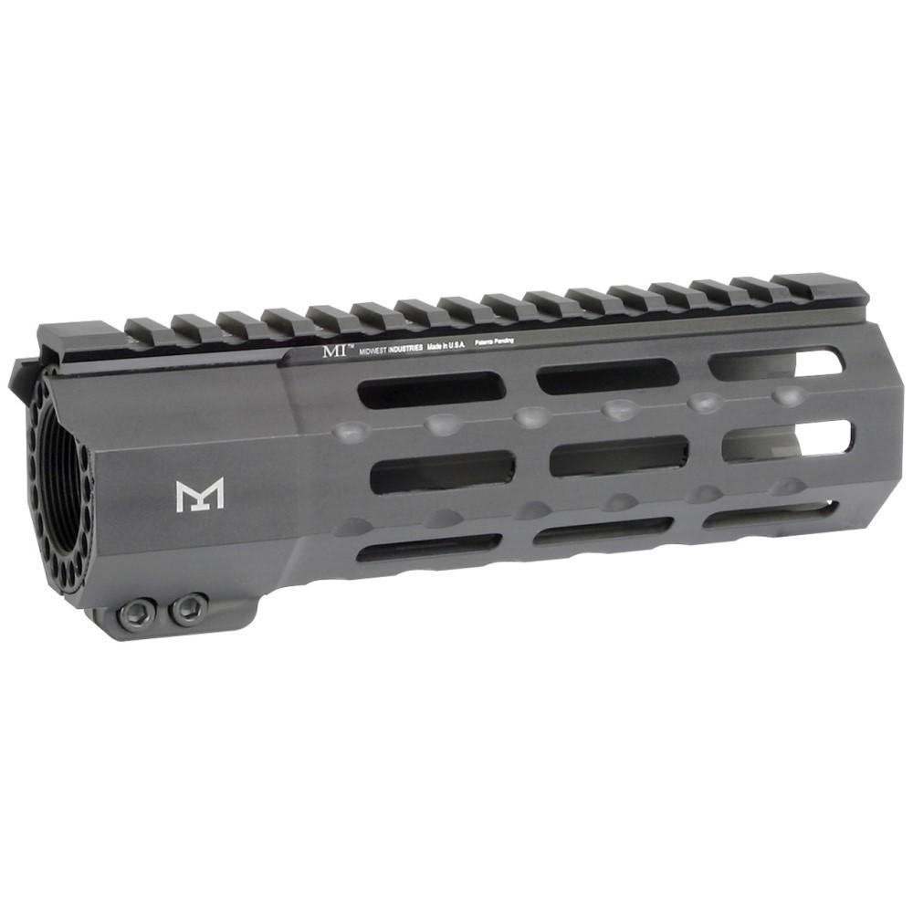 Midwest Industries Suppressor Series 1-Piece Free Float Handguard M-LOK 7.25" Black Picture of Midwest Industries SP Series 7" M-Lok Handguard