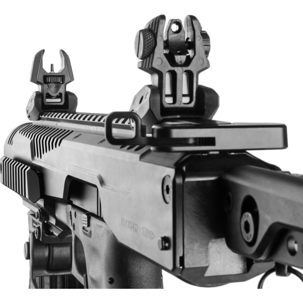 Fab Defense AR Flip-up Sights Front and Rear Black Picture of FAB DEFENSE INC. Fab Defense Front & Rear Back-Up Sight