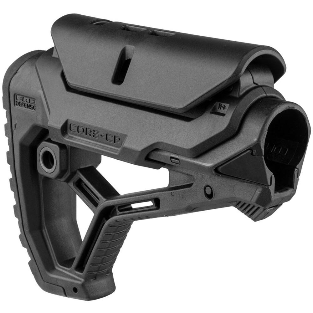 Fab Defense GL-CORE CP Buttstock with Adjustable Cheek-Rest for Milspec and Commercial Tubes OD Green Picture of FAB DEFENSE INC. Fab Defense GL-CORE CP Buttstock w/ adj Cheek-Rest Mil/Com Tubes ODG