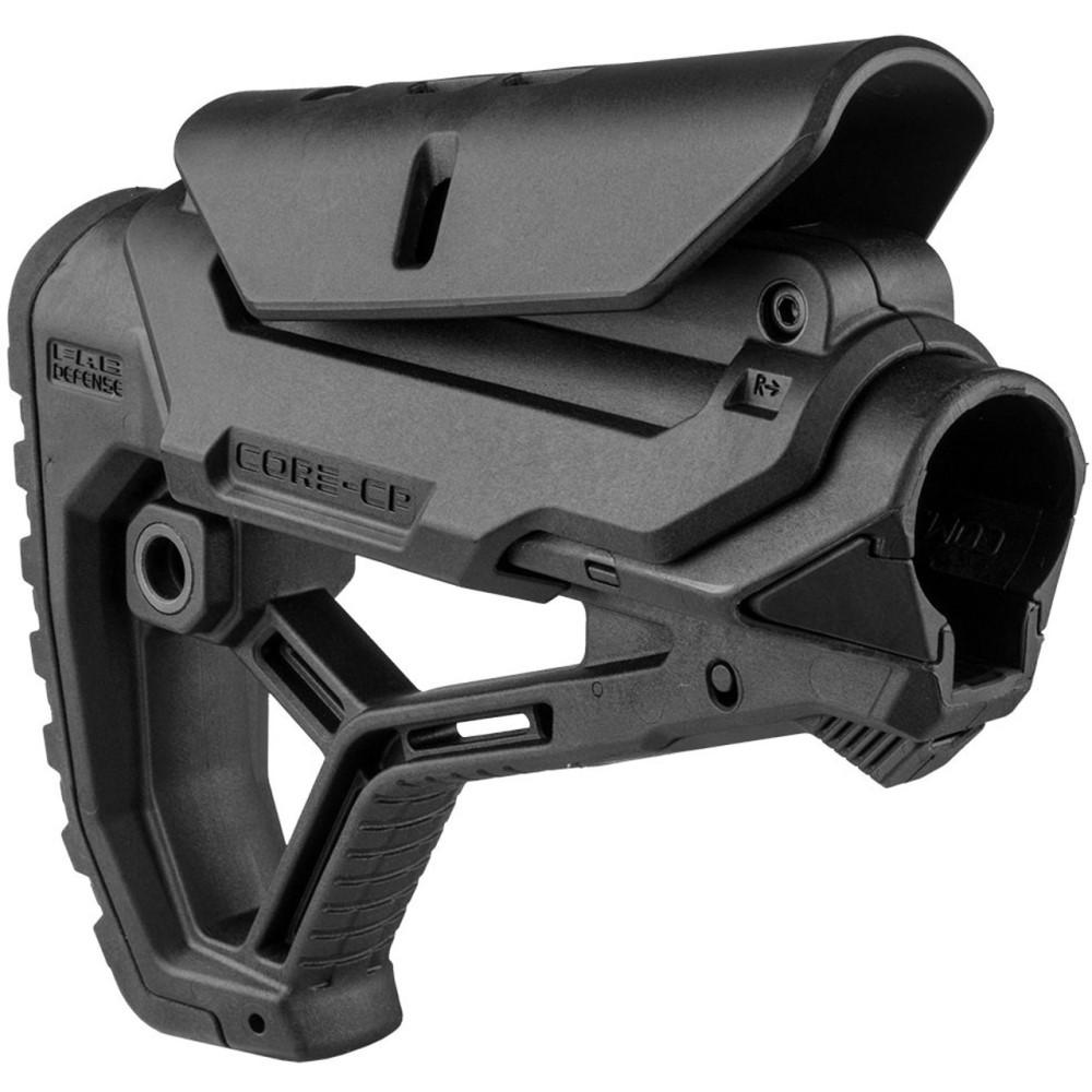 Fab Defense GL-CORE CP Buttstock with Adjustable Cheek-Rest for Milspec and Commercial Tubes OD Green Picture of FAB DEFENSE INC. Fab Defense GL-CORE CP Buttstock w/ adj Cheek-Rest Mil/Com Tubes ODG