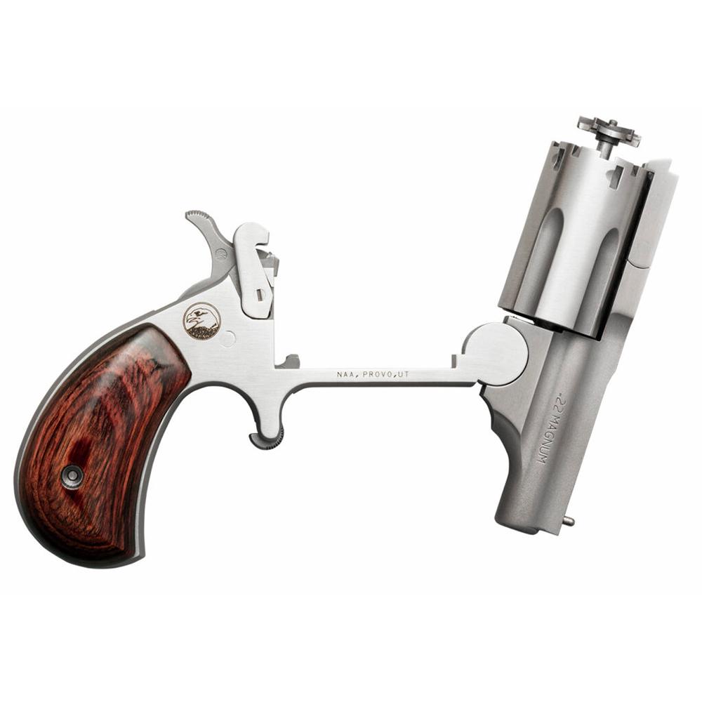 North American Arms Ranger II Handgun .22 Magnum 5rd Capacity 1.63" Barrel Rosewood Grip Picture of North American Arms NAA RANGER II 22 Magnum 5RD FULL RIBBED BRL