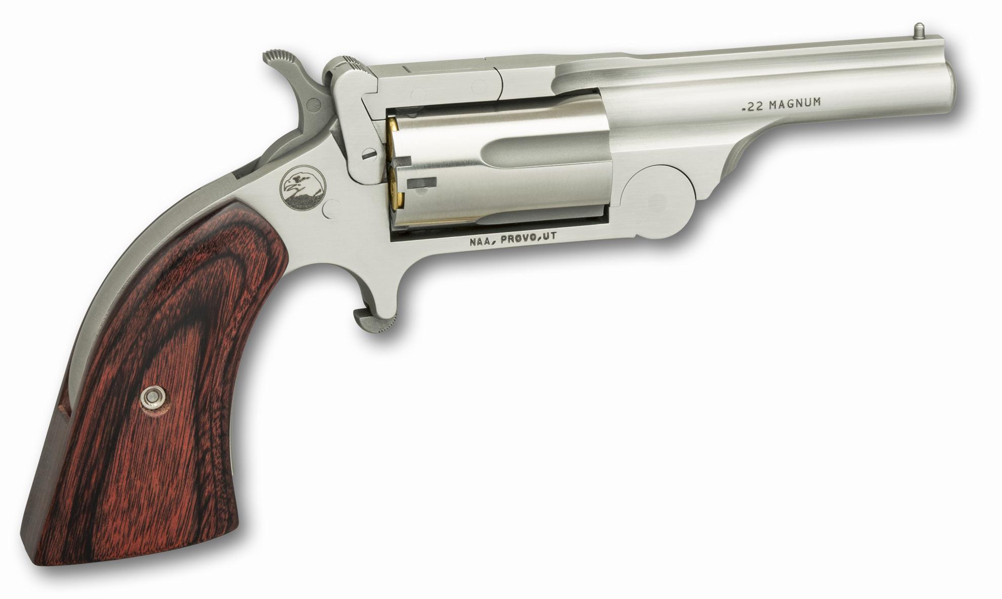 RANGER II .22 Mag 2.5" STAINLESS TOP BREAK 5RD FULL RIBBED BRL