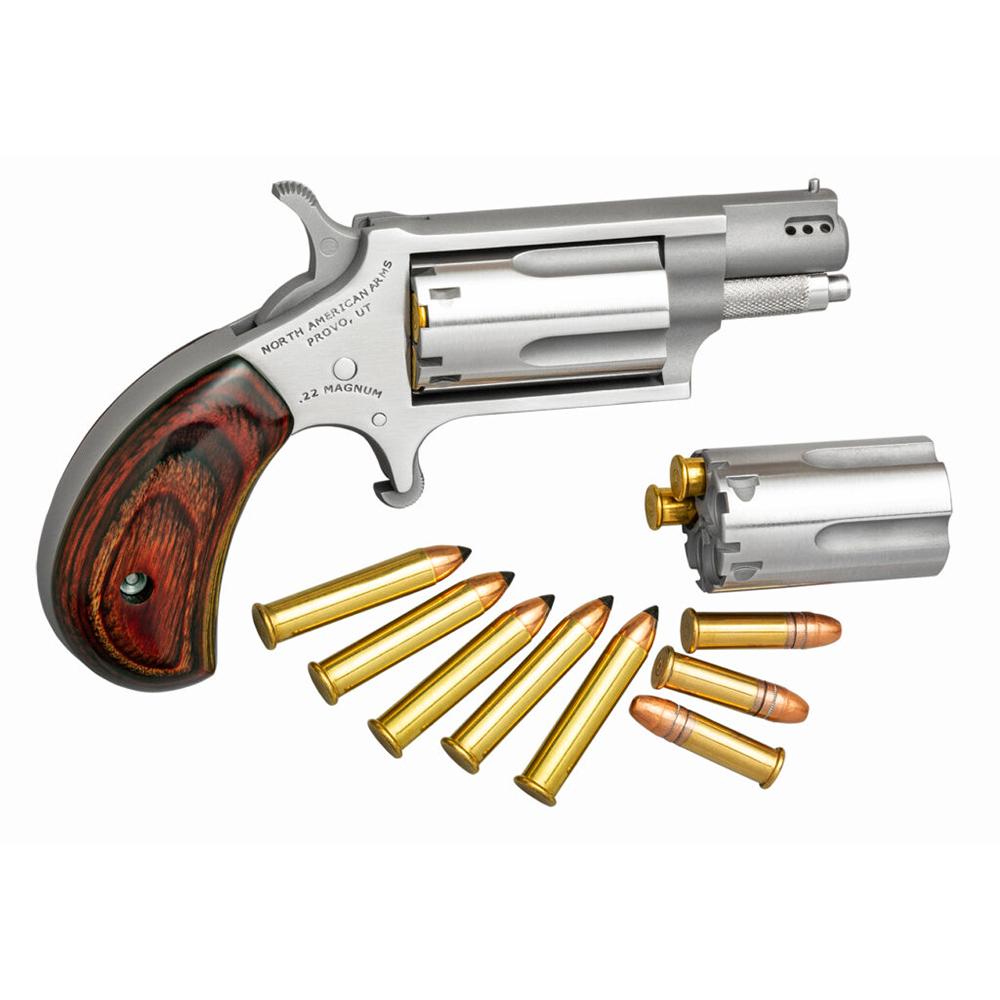 NAA Ported Handgun .22 Mag/.22 LR 5rd Capacity 1.128" Barrel Picture of North American Arms NAA PORTED 22 MAG 11/8' 22LR/M