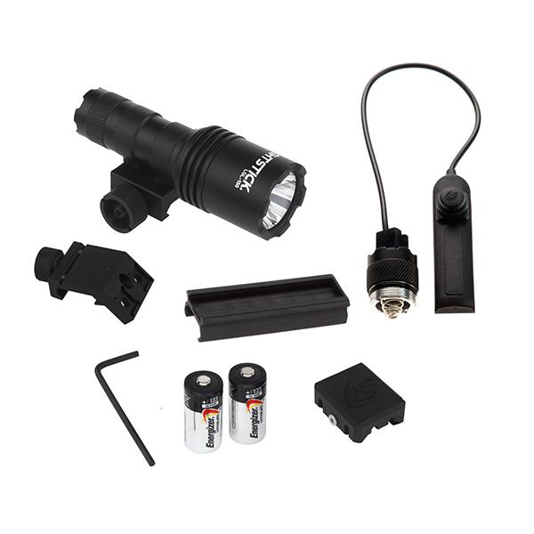 Nightstick LGL-150 Compact Long Gun Light Kit w/Standard & Offset Picatinny Mount Picture of Bayco Products dba NightStick Long Gun Light w/Stnd & Offset Picatinny Mount (Tight Beam Mod) Non-Recharg