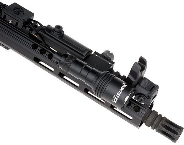 Nightstick LGL-150 Compact Long Gun Light Kit w/Standard & Offset Picatinny Mount Picture of Bayco Products dba NightStick Long Gun Light w/Stnd & Offset Picatinny Mount (Tight Beam Mod) Non-Recharg