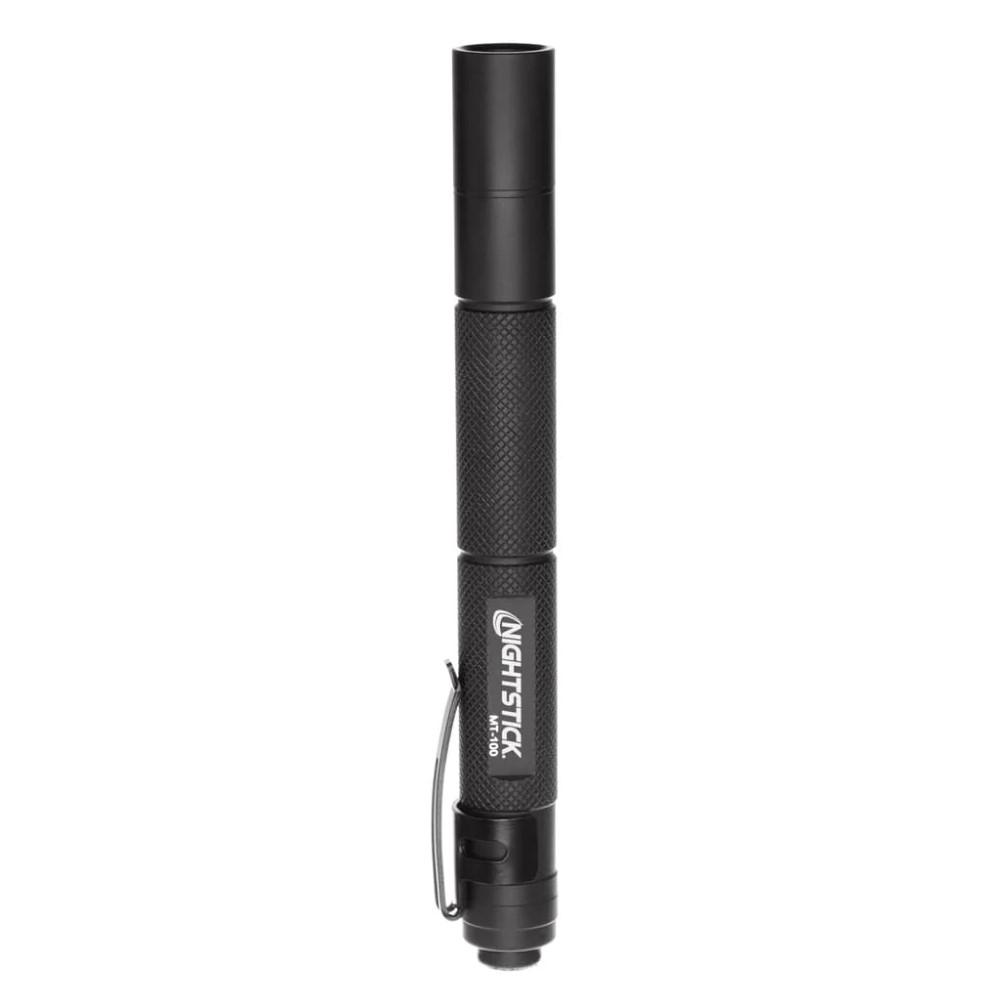 Nightstick Aluminum Mini-TAC Flashlight 130 Lumens Black Picture of Bayco Products dba NightStick Aluminum Mini-TAC Flashlight - Black - 2 AAA Batteries