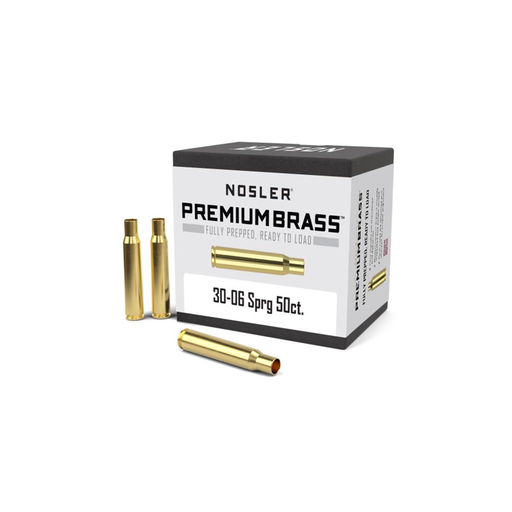 Nosler Unprimed Brass Rifle Cartridge Cases .30-06 Sprg 50/ct Picture of Nosler Bullets Inc. NOSLER BRASS 30-06 SPRINGFIELD 50/BX