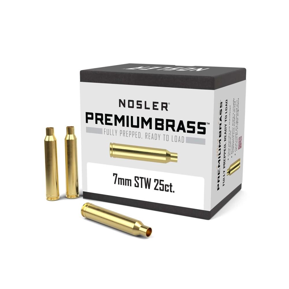Nosler Unprimed Brass Rifle Cartridge Cases 7mm STW 25/ct Picture of Nosler Bullets Inc. NOSLER BRASS 7MM SHOOTNG TIMES WESTERNER 25/CT