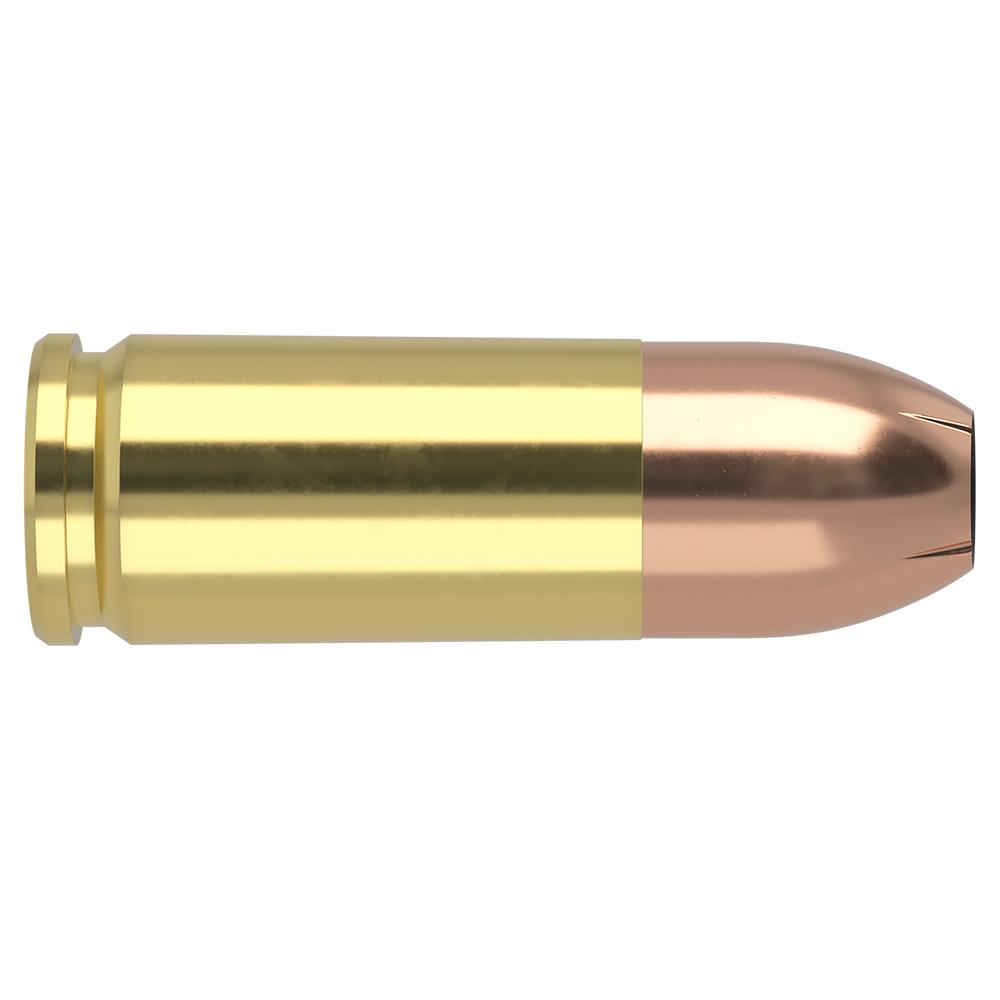 Nosler Match Grade Handgun Ammo 9mm Luger 124 gr JHP 1150 fps 20/ct Picture of Nosler Bullets Inc. ASP-9mm Luger 124gr JHP Match Grade Handgun Ammunition (20 ct.)