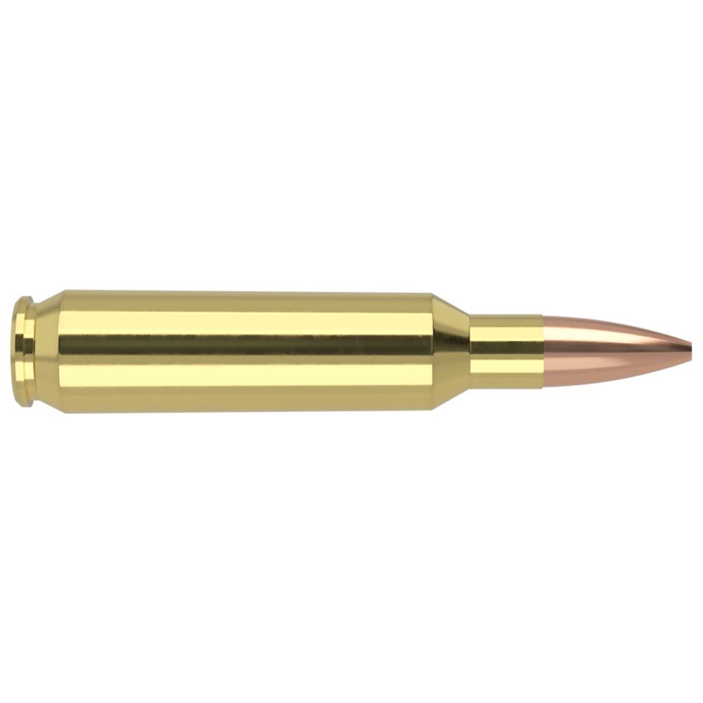 Nosler Custom Competition Match Grade Rifle Ammunition .22 Nosler 77 gr OTM 2950 fps 20/ct Picture of Nosler Bullets Inc. Match Grade Ammunition 22 Nosler 77 CC-20 ct