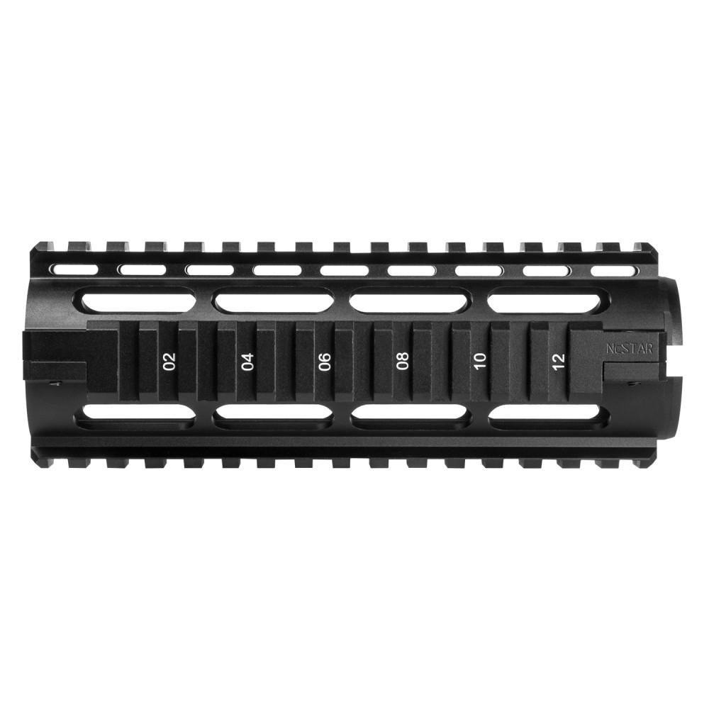 NcStar Quadrail AR-15 Rifle Handguard .223/5.56 Carbine Length Black Picture of NcSTAR Inc. AR15 CARBINE LENGTH QUADRAIL HANDGUARD