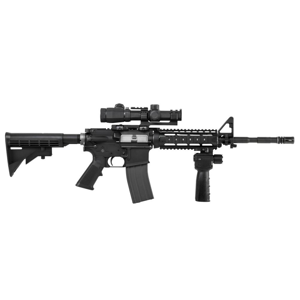 NcSTAR VISM Vertical Grip Weapon Light with Strobe FlashLight & Green Laser 300 Lumen Black Picture of NcSTAR Inc. VISM by NcSTAR QR VERTICAL GRIP/BUILT IN LED FLASHLIGHT & GRN LASER/GEN II