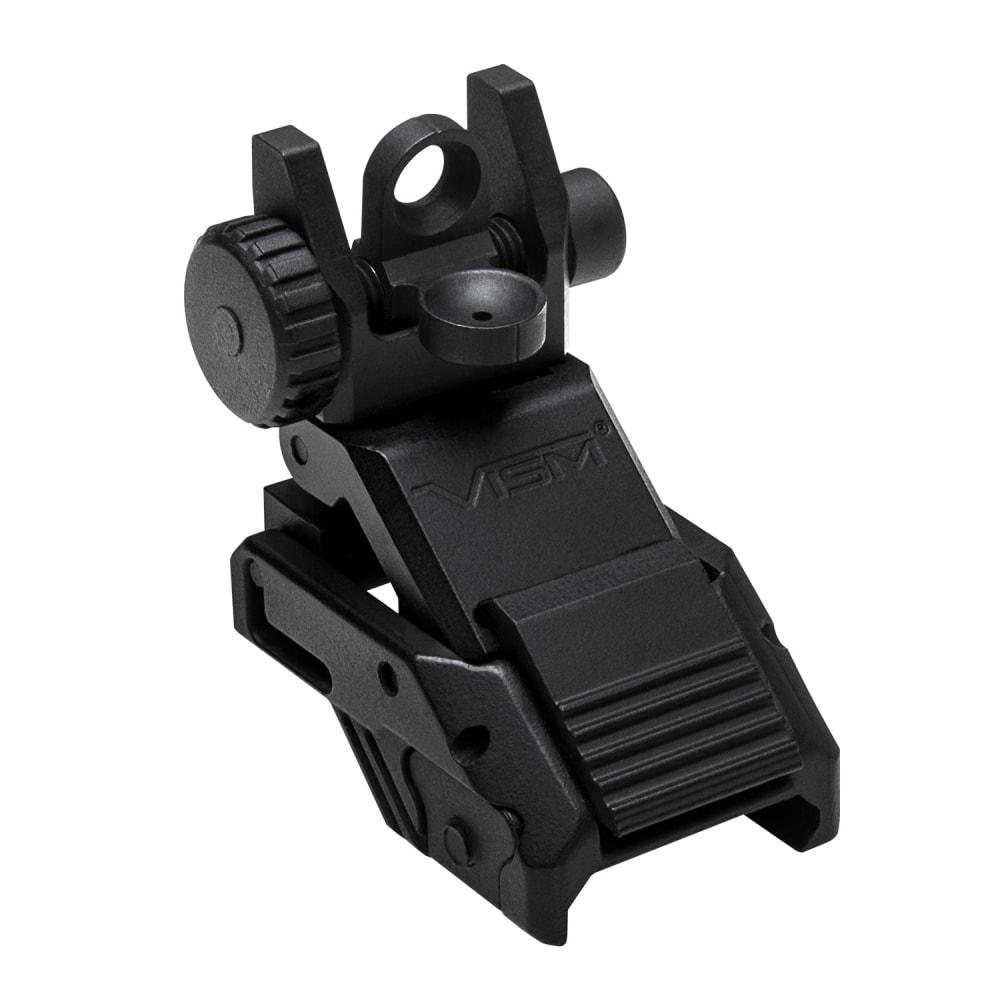 NcStar VISM Pro Series Flip-Up Rear Sight Picture of NcSTAR Inc. VISM PRO SERIES AR FLIP UP REAR SIGHT