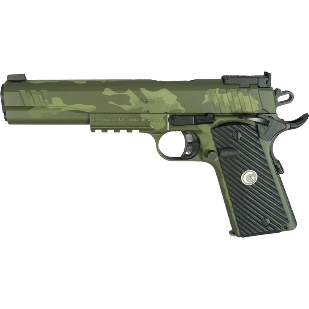 Girsan MC1911S Hunter Handgun 10mm Auto 9rd Magazine 6" Barrel OD Green with Beavertail Picture of EAA - European American Armory Corp GIRSAN MC1911 S HUNTER 10MM 6'' BRL AMBI 9+1 EXTENDED BEAVER & CHECKERING