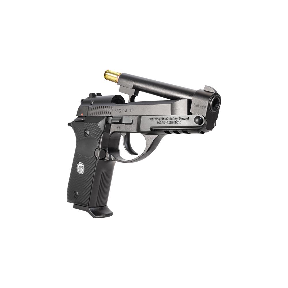 EAA Girsan MC 14 T Tip Up Handgun .380 ACP 13rd Magazine 3.81" Barrel Black Frame Picture of EAA - European American Armory Corp MC14 T (SOLUTION) TIP UP 380ACP 13+1 RDS ALL BLACK FINISH 13+1
