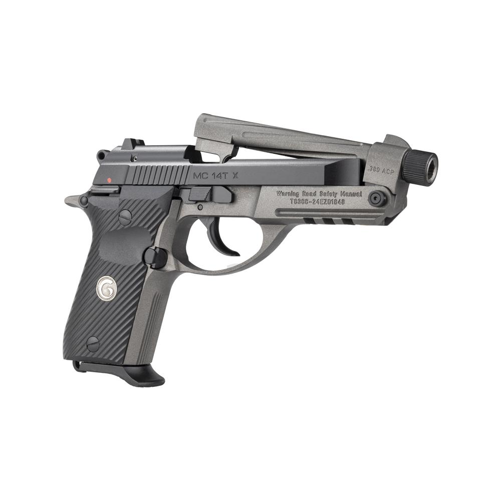 Girsan MC 14T X Handgun .380 ACP 13rd Magazine 5" Threaded Fluted Barrel Black Picture of EAA - European American Armory Corp MC14 T X MC14 T TIP UP 380ACP 5'' THREADED FLUTED BRL 13+1 BLACK CERAKOTE