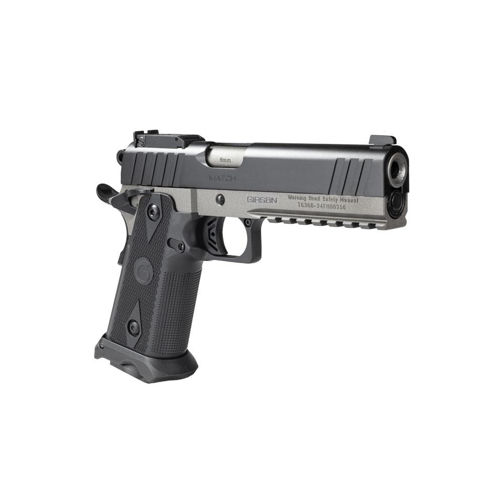 Girsan Witness 2311 Match Handgun Kit 9mm Luger 17rd (1) and 20rd (2) Magazines 5" Barrel Black Picture of EAA - European American Armory Corp Witness 2311 Match 9mm 5" Blk w/hard case - optic - (2)20rd (1)17rd