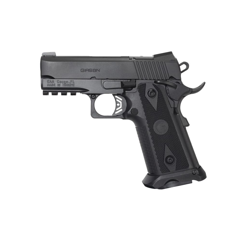 EAA Girsan Witness2311 Handgun 45 Auto 11rd Magazine 3.4" Barrel Optic Ready Picture of EAA - European American Armory Corp GIRSAN WITNESS2311 45ACP FIXED SIGHT OFFICER TOP END 3.4"BBL BLACK