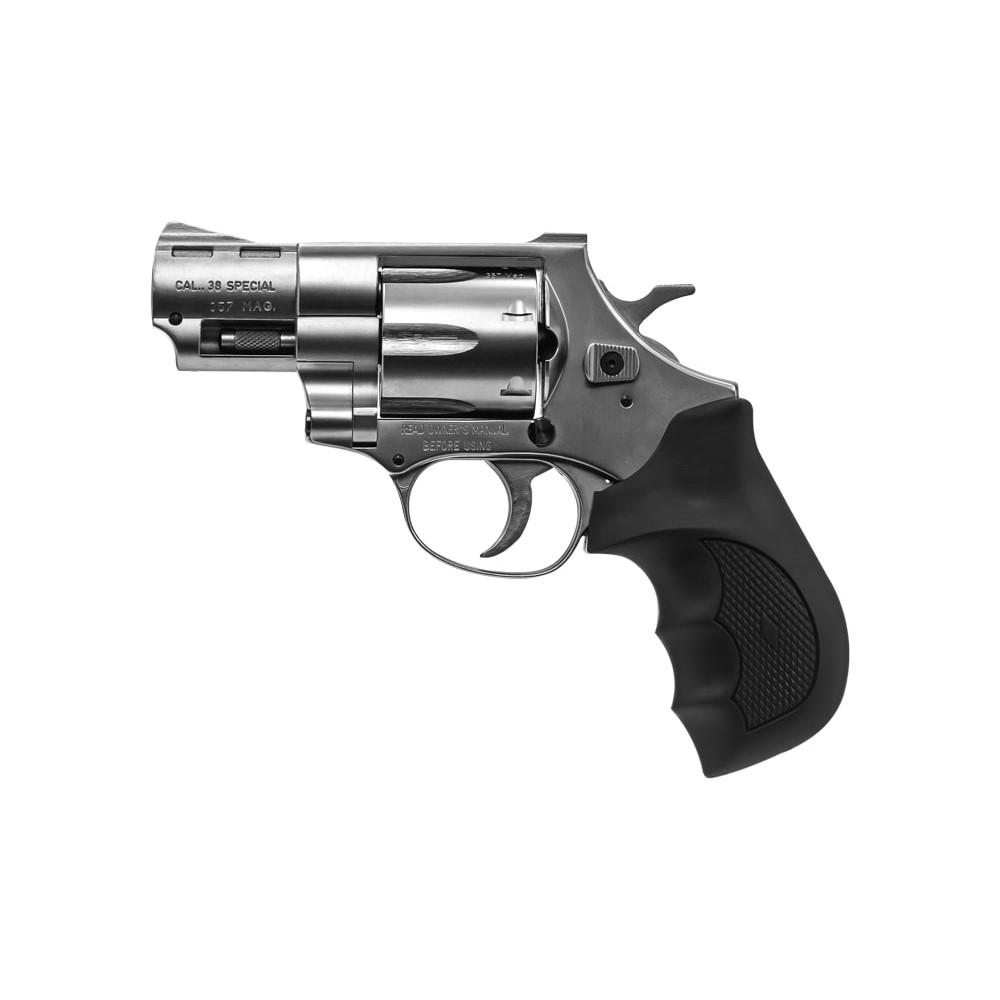 EAA Weihrauch Windicator Handgun .357 Mag 6rd Capacity 2" Barrel Nickel w/Black Grip Picture of EAA - European American Armory Corp WINDICATOR 2in 357MAG DOUBLE / SINGLE ACTION REVOLVER 6RDS NICKEL