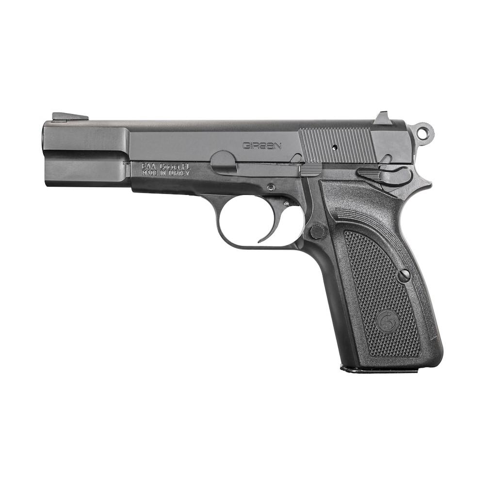 EAA Girsan High Power MC P35 Handgun 9mm Luger 15rd Magazine 4.87" Barrel Black Frame Picture of EAA - European American Armory Corp GIRSAN 9MM BBL 4.87 S/A PISTOL AMBI SAFETY MAGAZINE DISCONECT SAFETY 15+1