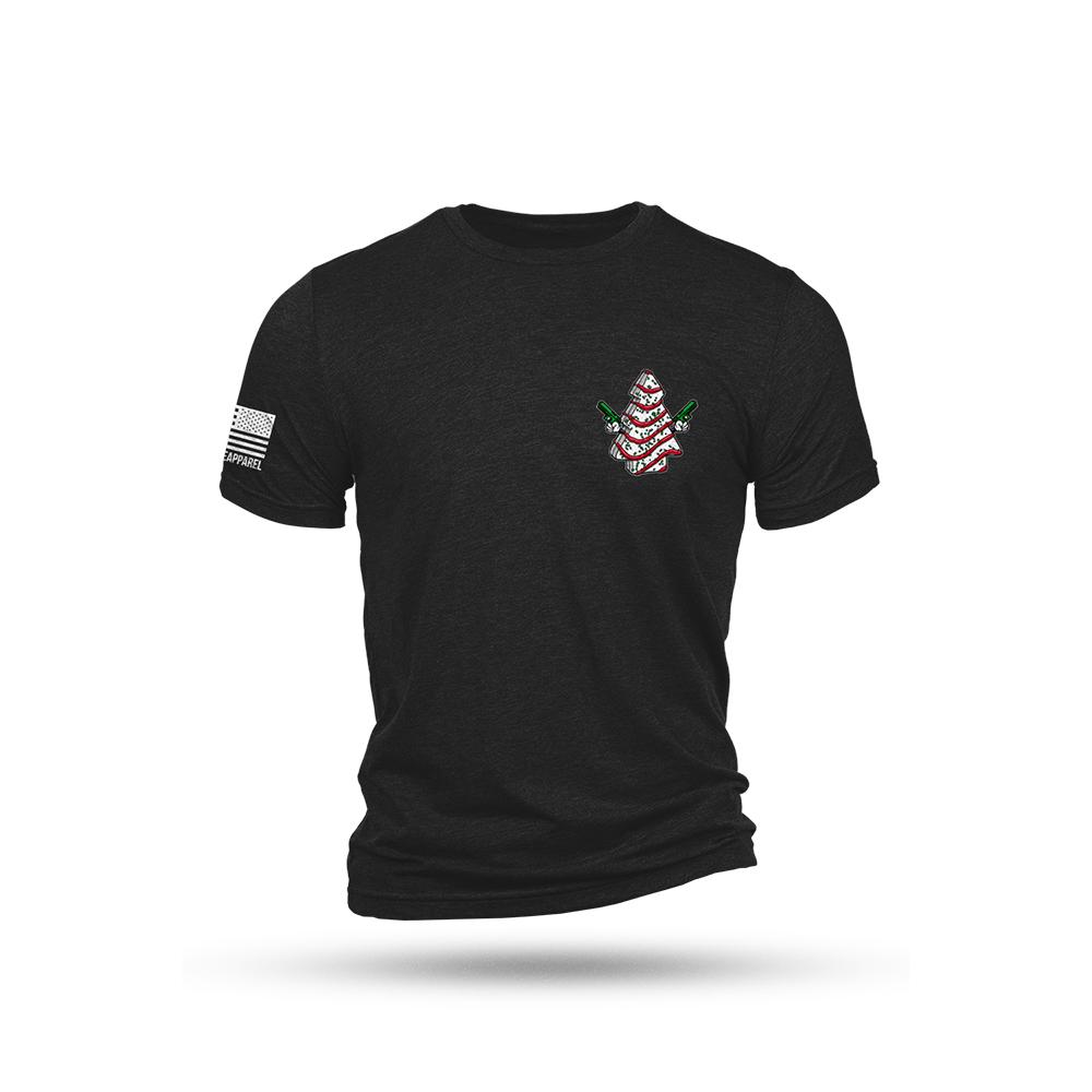 Nine Line Cake Tree Triblend Short Sleeve Shirt Black XL Picture of Nine Line Apparel Nine Line Cake Tree Black Triblend T-Shirt/ XLarge