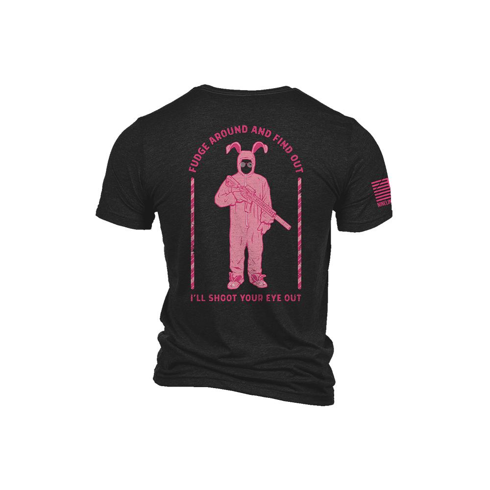 Nine Line Fudge Around Short Sleeve Shirt Charcoal Black 3XL Picture of Nine Line Apparel NewLine FUDGEAR-TSTRI-CHARCOALBLACKTRIBLEND-3XL