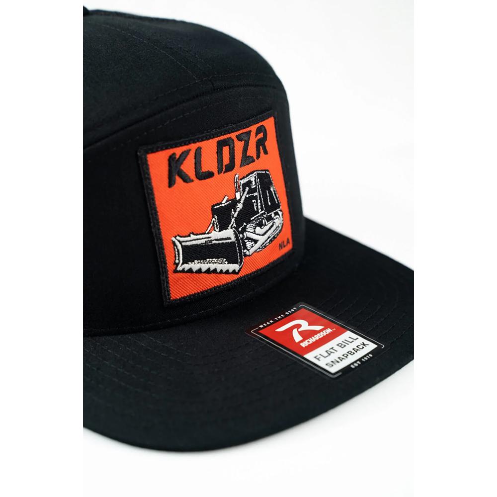 Nine Line Killdozer 7-Panel Richardson Trucker Hat Black Picture of Nine Line Apparel NewLine KILLDOZER-HAT-168-BLACK