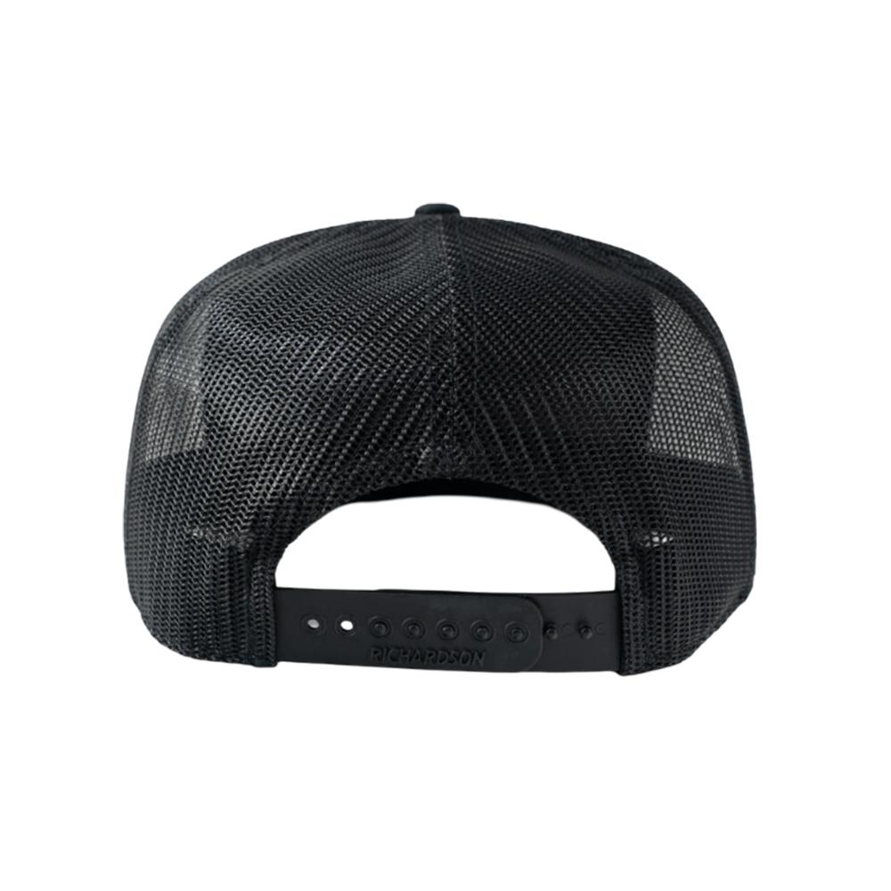 Nine Line Killdozer 7-Panel Richardson Trucker Hat Black Picture of Nine Line Apparel NewLine KILLDOZER-HAT-168-BLACK