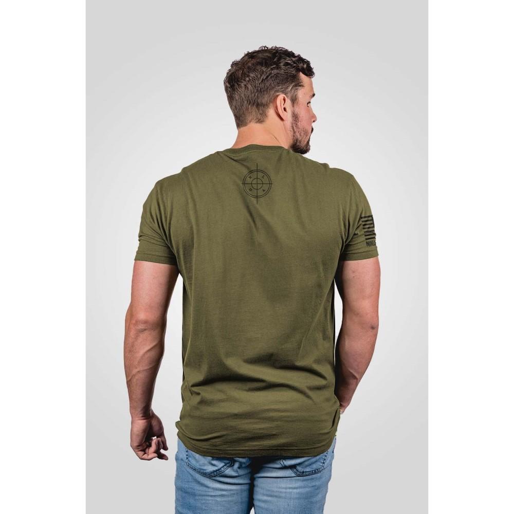 Nine Line Pew Pew Anatomy Short Sleeve Shirt Military Green XL Picture of Nine Line Apparel Nine Line Pew Pew Anatomy Military Green T-Shirt/ XLarge