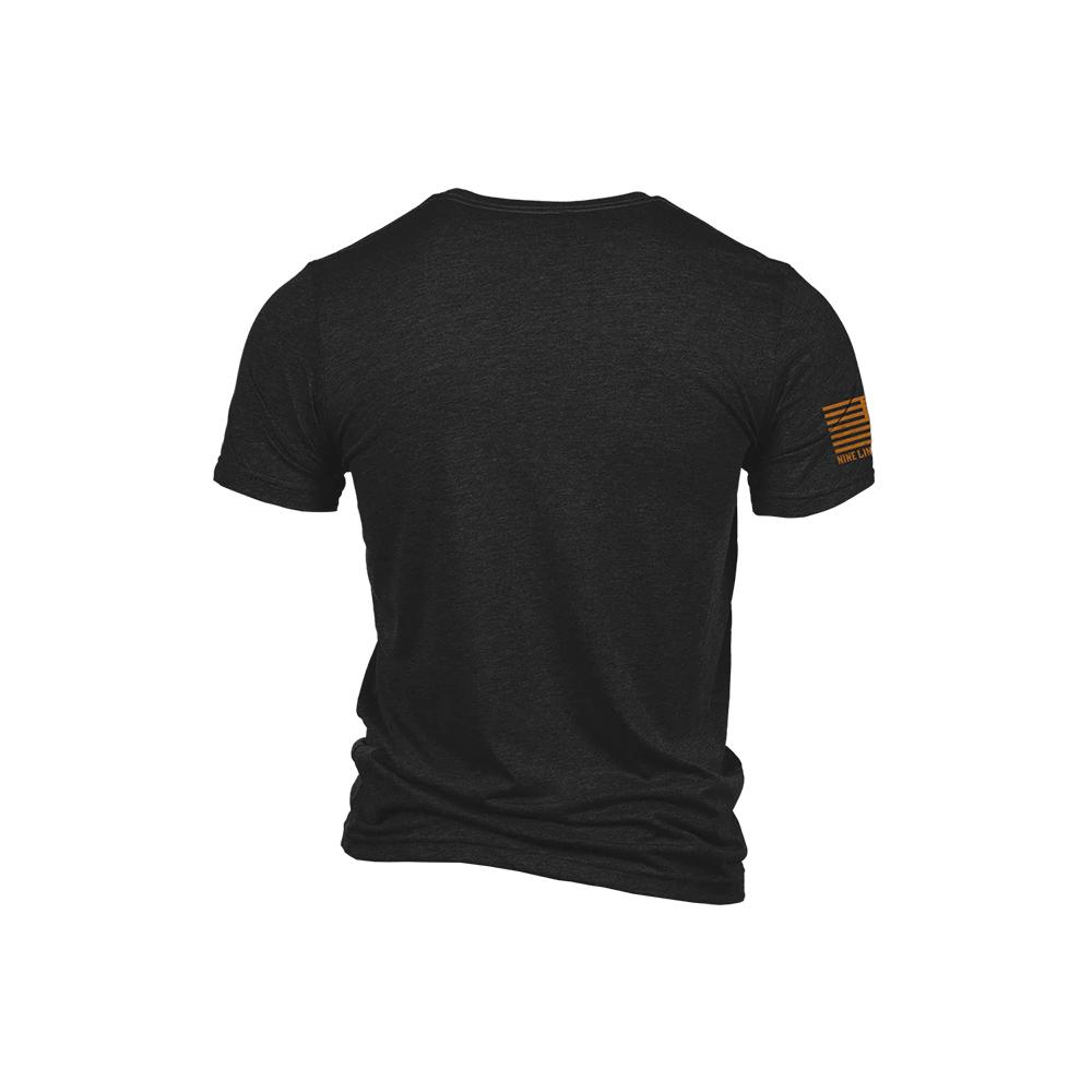 Nine Line Tactical Corgi Short Sleeve Shirt Charcoal Black Triblend L Picture of Nine Line Apparel NewLine TACORGI-TSTRI-CHARCOALBLACKTRIBLEND-L