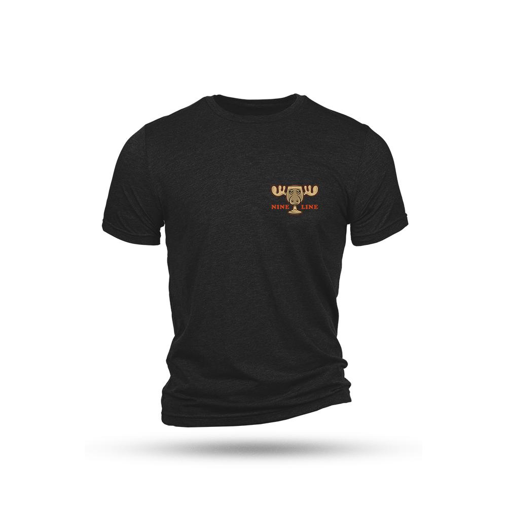 Nine Line Lotta Sap X-Mas Vacay Short Sleeve Shirt Charcoal Black XL Picture of Nine Line Apparel NewLine XMASVAY-TSTRI-CHARCOALBLACKTRIBLEND-XL