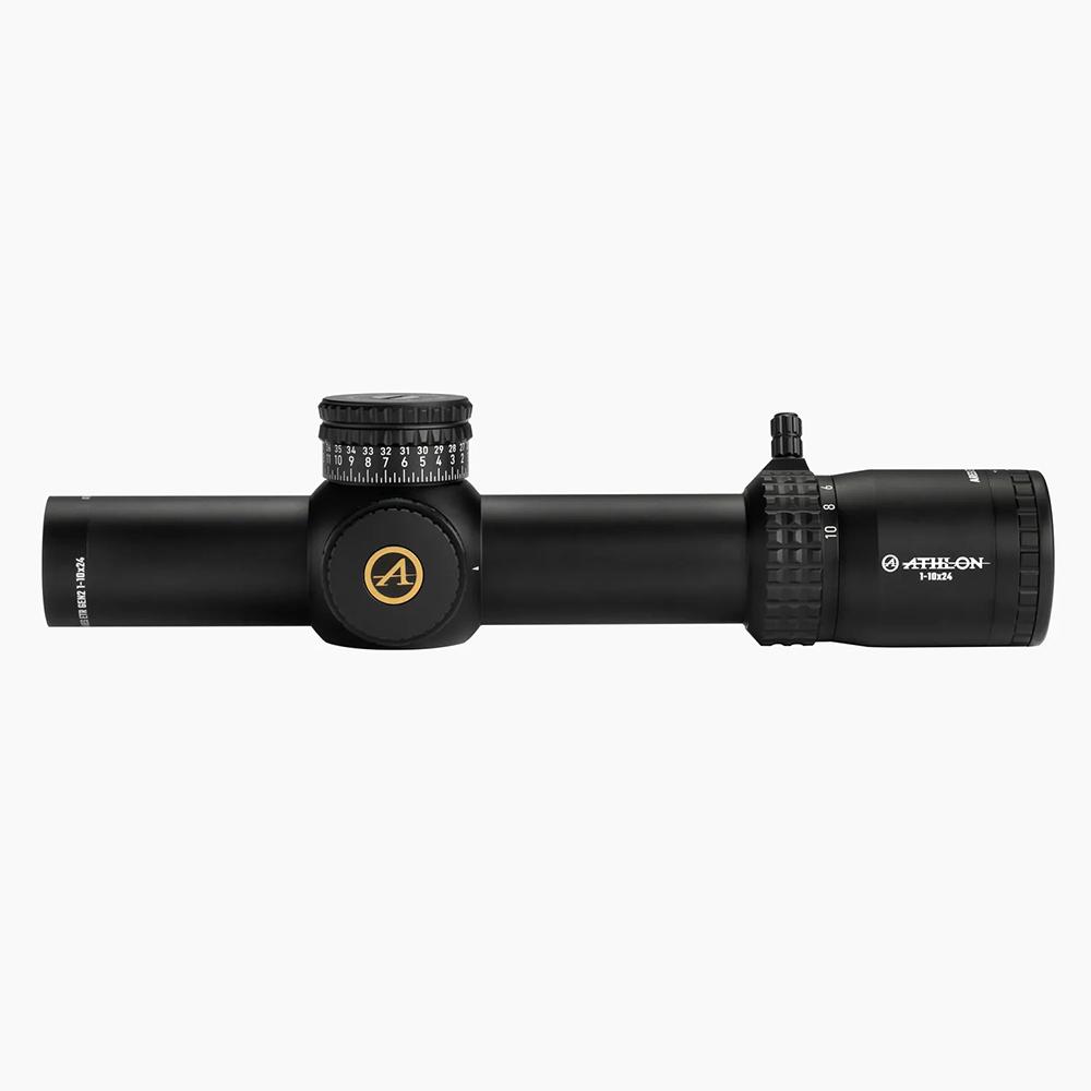 Athlon Ares ETR Gen 2 UHD Rifle Scope 1-10x24 34mm FFP ATMR2 MOA Illum. Black Picture of Athlon Optics Ares ETR GEN2 UHD 1-10x24 ATMR2 FFP IR MOA Reticle