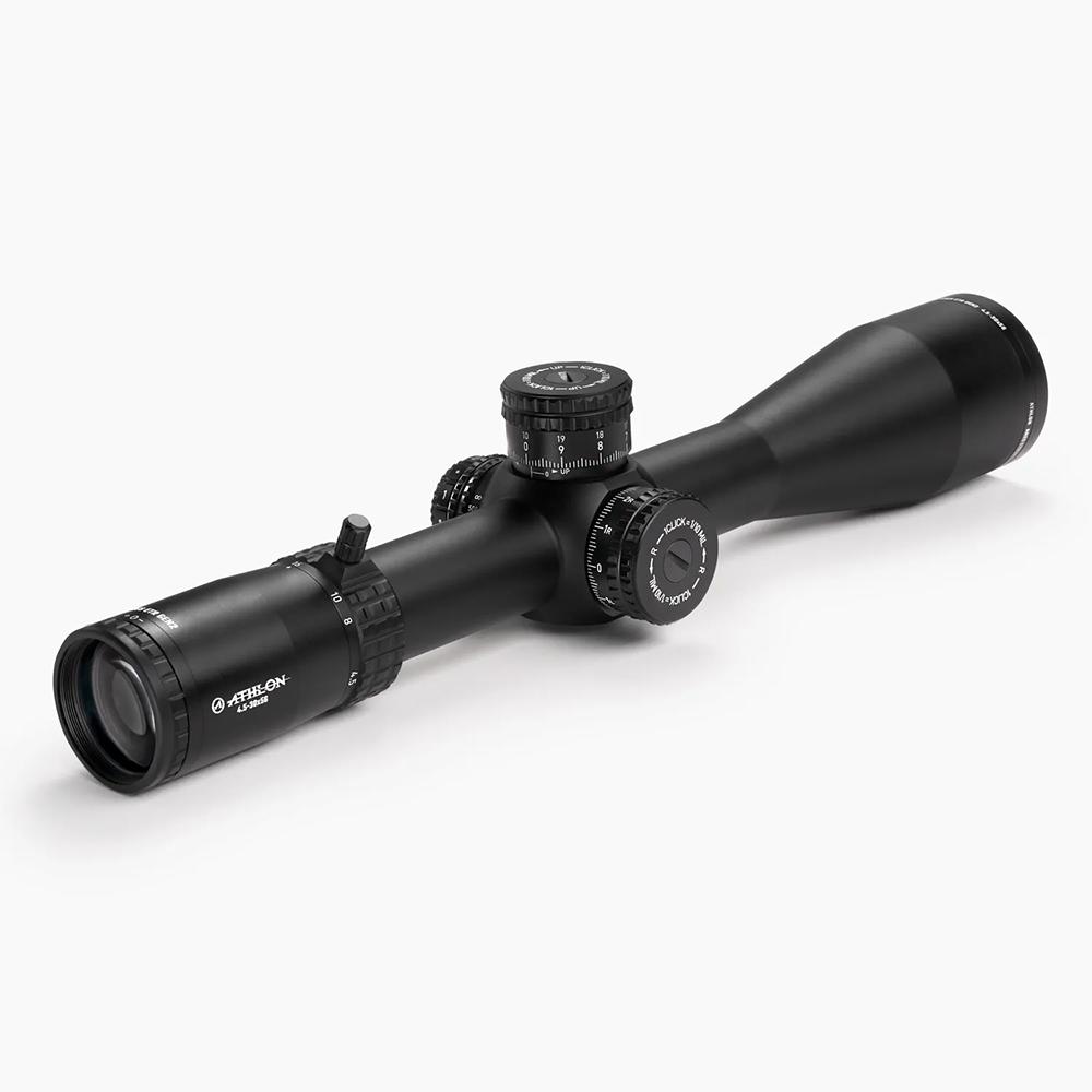 Athlon Ares ETR Gen 2 UHD Rifle Scope 4.5-30x56 34mm FFP APRS12 MIL Illum. Black Picture of Athlon Optics Ares ETR GEN2 UHD 4.5-30x56 APRS12 FFP IR MIL Reticle