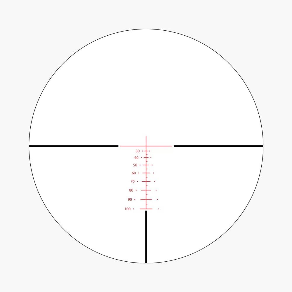 Athlon Talos Crossbow Scope 1.5-5x32 1" SFP BDC 100 IR Illum Black Picture of Athlon Optics Talos 1.5-5x32 Crossbow Capped 1 inch SFP BDC100 IR