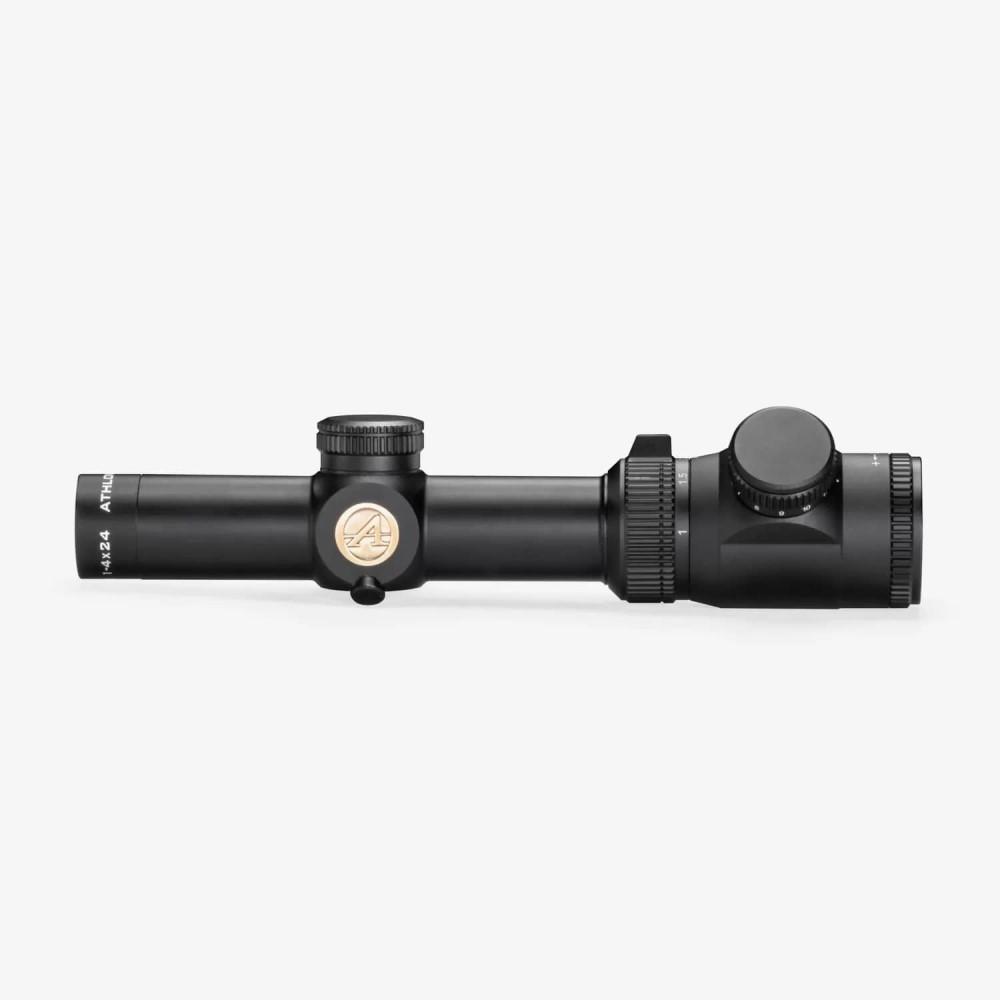 Athlon Talos BTR GEN2 Rifle Scope 1-4x24 30mm SFP AHSR14 IR-MIL Illum Black Picture of Athlon Optics Talos BTR 1-4X24 GEN2 Direct Dial Fixed 30mm Tube SFP AHSR14 SFP IR-MIL