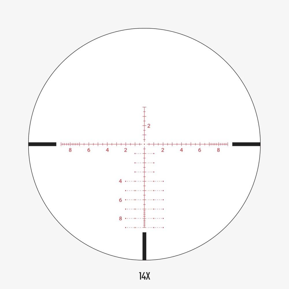 Athlon Talos BTR GEN2 Rifle Scope 4-14x44 30mm FFP APRS10 IR-MIL Illum Black Picture of Athlon Optics Talos BTR 4-14X44 GEN2 Direct DialSide Focus 30mmTube FFP APRS10 FFP IR-MIL