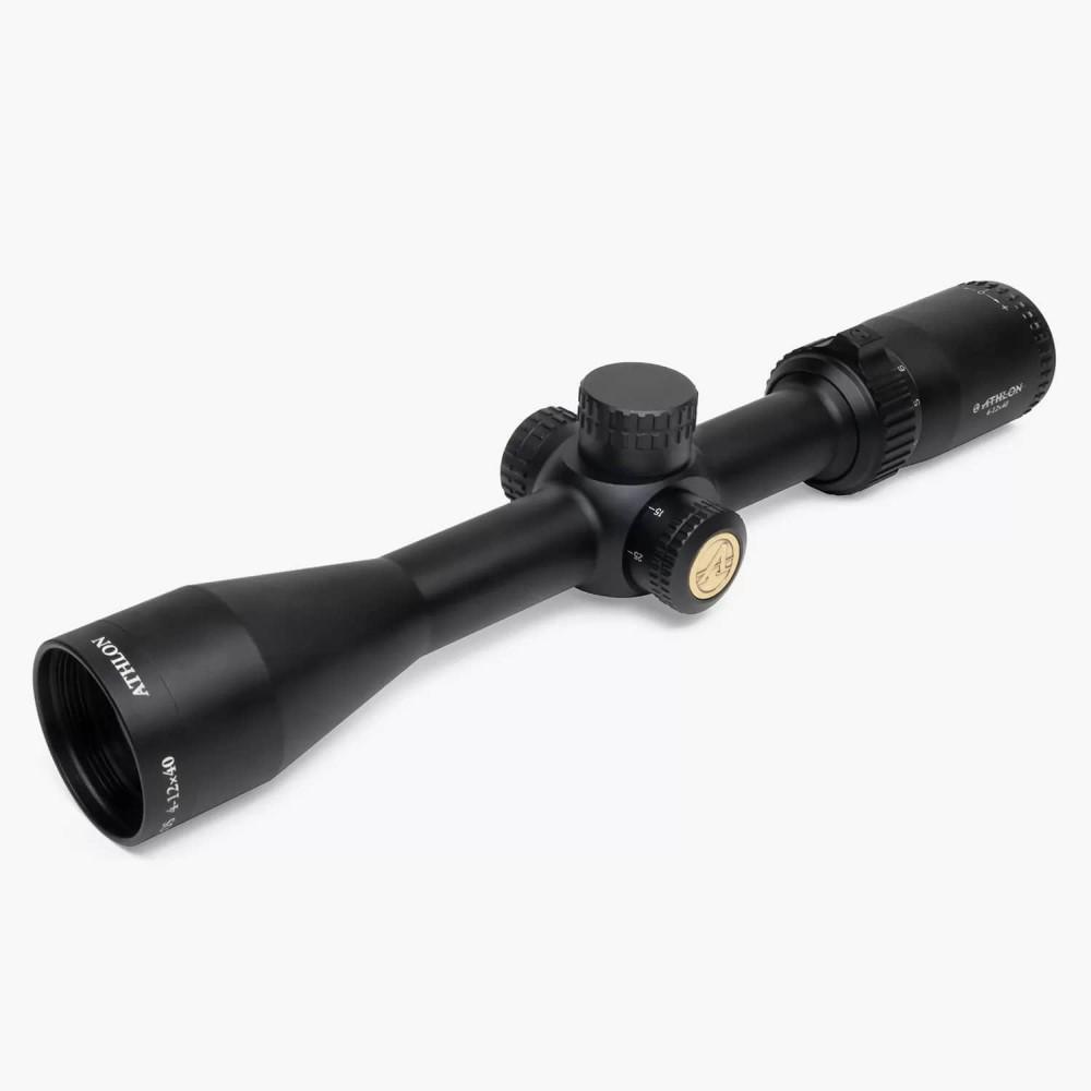 Athlon Neos Rifle Scope 4-12x40 1" SFP BDC 22 RimFire MOA Non Illum Black Picture of Athlon Optics Neos 4-12x40 BDC 22 RimFire SFP MOA Reticle Riflescope