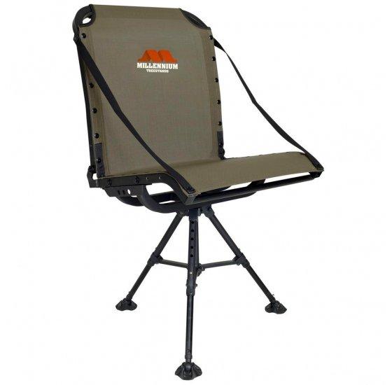 Millennium G100 Ground Blind Chair with Packable Leveling Legs