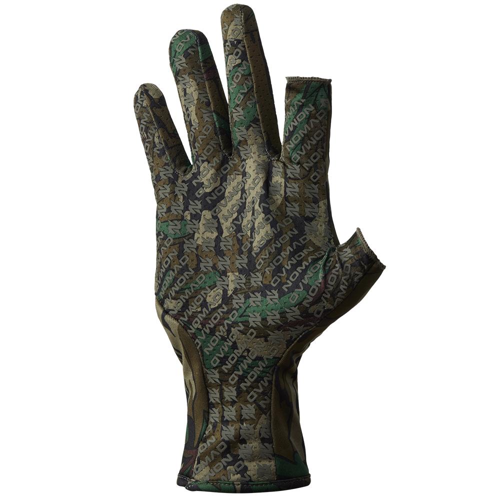 Nomad Fingerless Turkey Glove Mossy Oak Greenleaf L/XL Picture of Nomad FINGERLESS TURKEY GLOVE L/XL