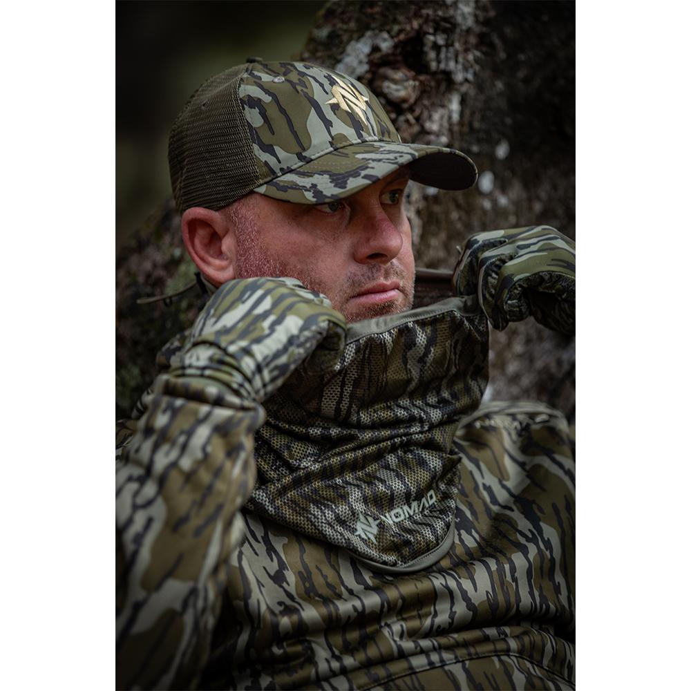 Nomad Assault Camo Trucker Hat Mossy Oak Bottomland Picture of Nomad NOMAD ASSALT CAMO TRUCKER MO BOTTOMLAND