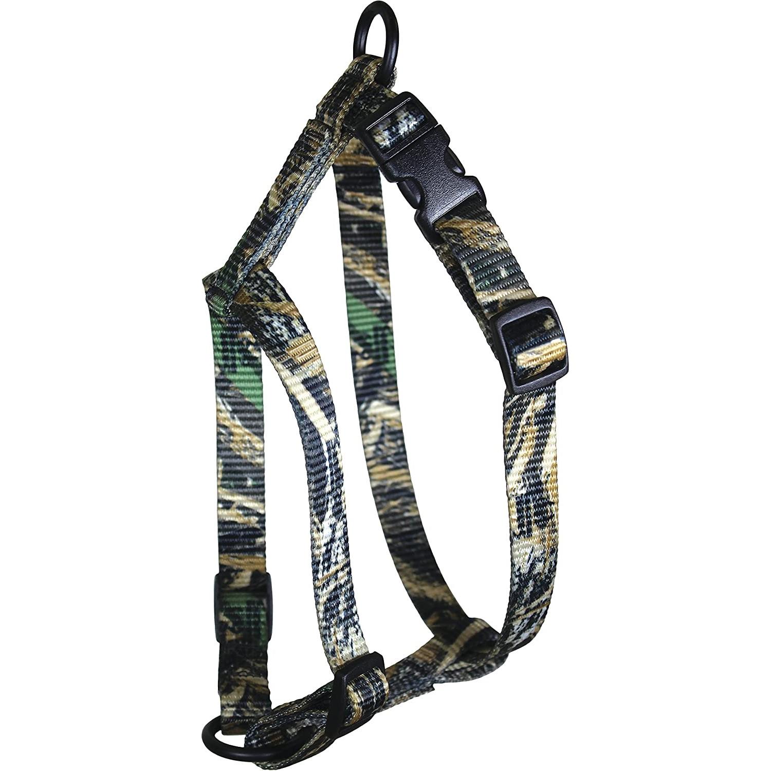 Omnipet Kwik Klip Adjustable Nylon Pet Harness 1" 1 Ply Realtree Max 5 Large