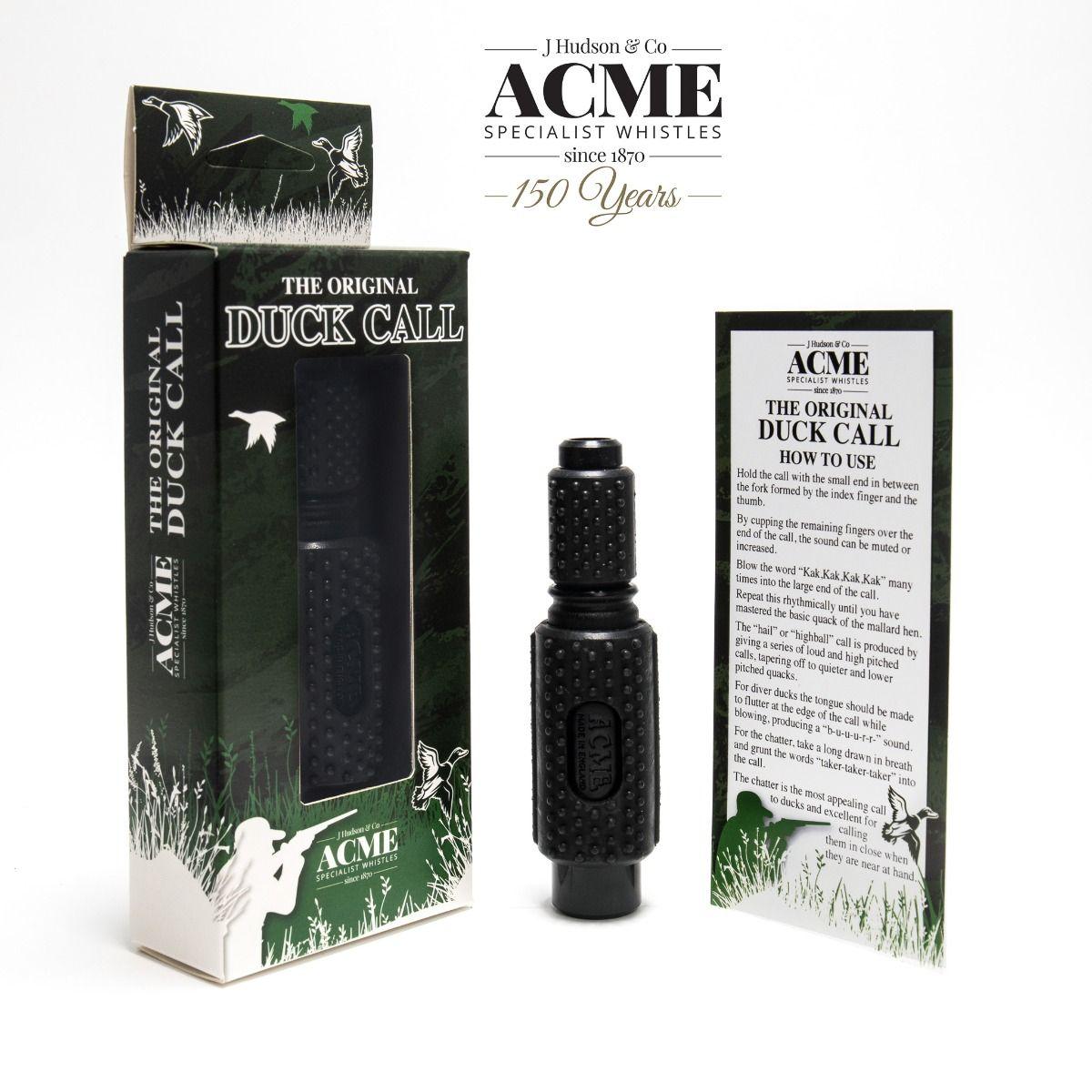 Omnipet Acme Duck Call Rubber Grip Black Picture of Leather Brothers Inc. DBA Omnipet ACME WHISTLE/DECOY DUCK/RUBBER