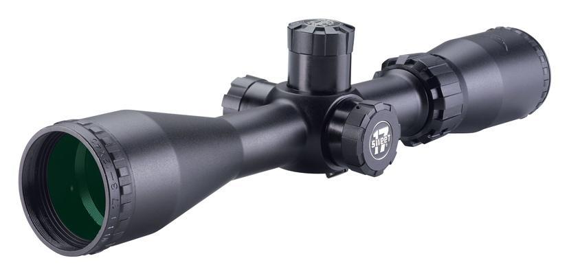 BSA Sweet .17 SP 3-12x40 Rifle Scope 30/30 Black Picture of BSA 3-12X40 SWEET 17 W/MULTIGRAINTUR