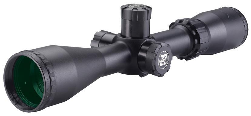 BSA Sweet .22 Target/Hunting Rifle Scope - 3-9x40mm 30/30 42-20' 4" Matte Picture of BSA 3-9X40 SWEET22 SPW/MULTI GRN TUR