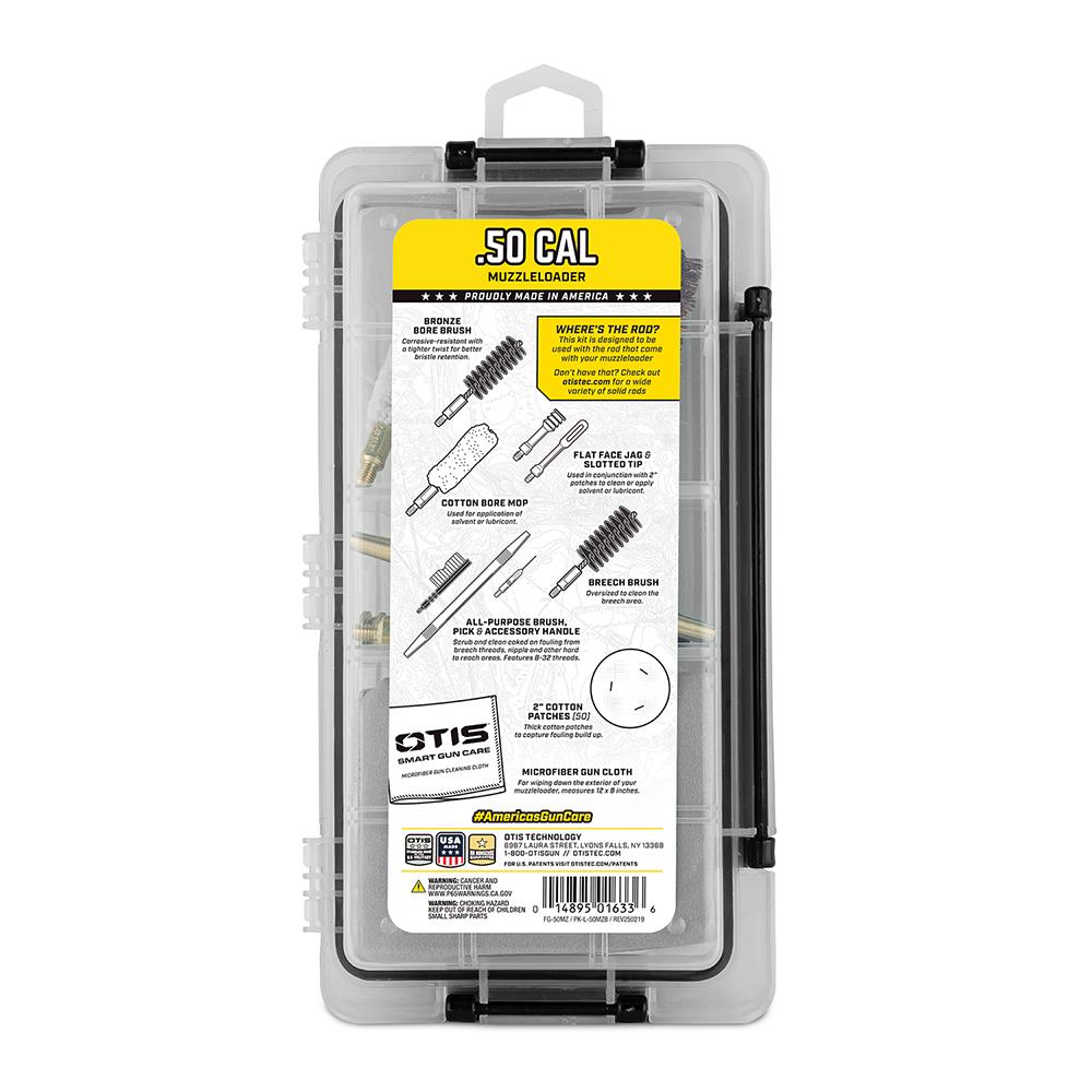 Otis Muzzleloader Cleaning Kit .50 Cal Picture of Otis Products Inc. Otis Muzzleloader Cleaning Kit (.50cal)