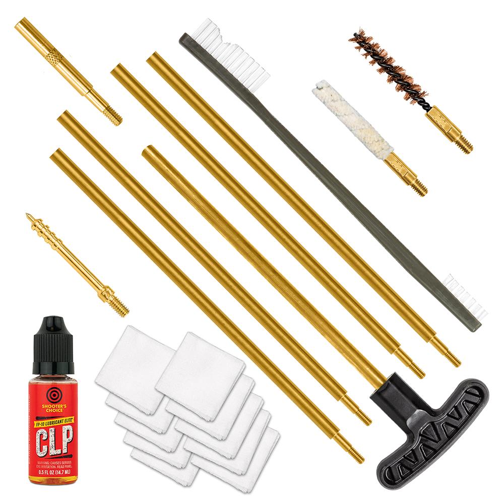 Otis Rifle Cleaning Kit with Brass Rods .22 Cal/.223 Cal/5.56mm Picture of Otis Products Inc. .22cal Cleaning Kit