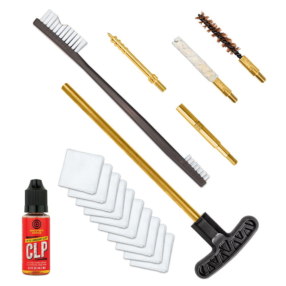 Otis Handgun Cleaning Kit with Brass Rod .22 Cal Picture of Otis Products Inc. .22cal Pistol Cleaning Kit