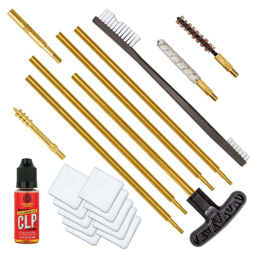 Otis Rifle Cleaning Kit with Brass Rods 6.5mm/.243 Cal Picture of Otis Products Inc. 6.5mm Cleaning Kit