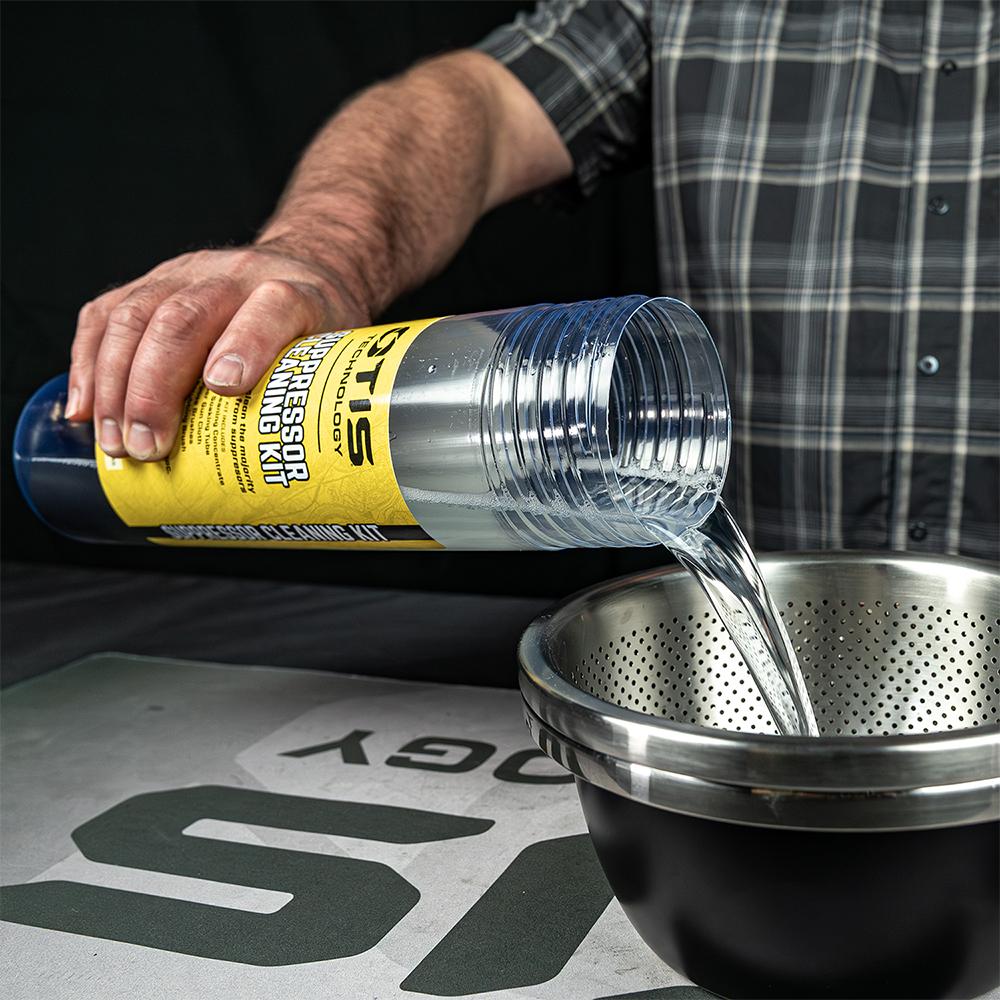 Otis Suppressor Cleaning Fluid Concentrate 16 oz Bottle Picture of Otis Products Inc. Suppressor Cleaning Fluid Concentrate (16 oz)